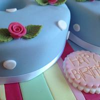 60th Birthday Cake - Cath Kidston Inspired
