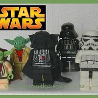 Lego Star Wars Cake Toppers - May the Force be with your fondant!