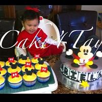 Jumbo Mickey Cupcakes