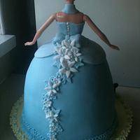 Cinderella doll cake