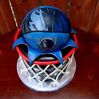 Dallas Mavericks Basketball Cake