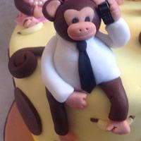 Family Monkey Cake 
