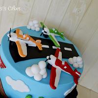 cake plane and mcqueen