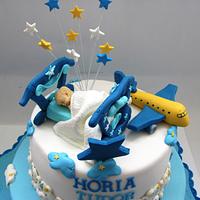 Cake for baby boys...