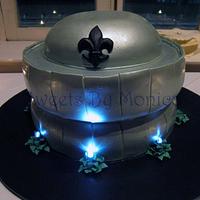 New Orleans Superdome Groom's Cake