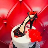 Shoes cake