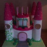 Girly Castle Cake