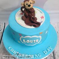 Monkey Christening Cake 