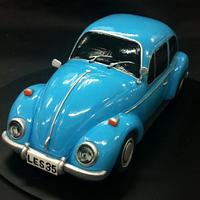 Classic VW Beetle cake 