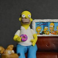 The Simpsons Cake