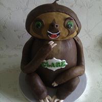 Croods Belt Sloth Cake