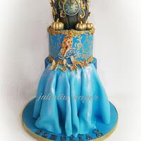 Inspired by Cindarella mouvie birthday cake for Djulia