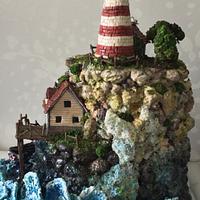 Lighthouse cake
