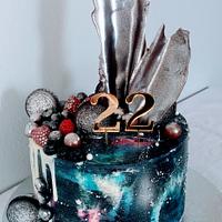Galaxy cake