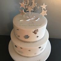 Sparkling 21st Birthday cake
