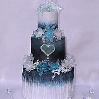 Ice wedding cake