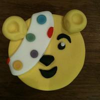 Pudsey Bear Cupcakes for a Children In Need Bake Sale