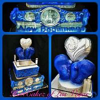 "Heart of the fighter" themed cake creation