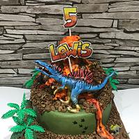 Spinosaurus Cake