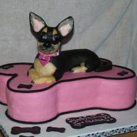 Dog cake     