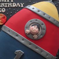 First Birthday Rocket Cake