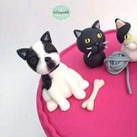 Torta Perros y Gatos