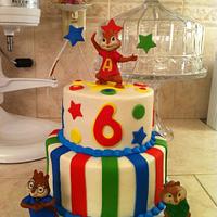 Alvin the chipmunks cake
