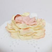 Neutral Baby Shower Cake