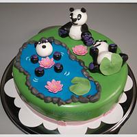 Panda cake