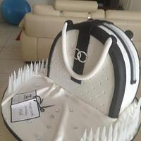 3D Chanel Handbag Cake