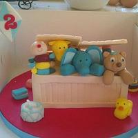 Toy Box cake 