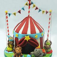 Circus Tent Cake Circus Tent Cake