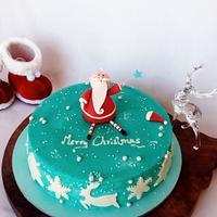 Santa cake