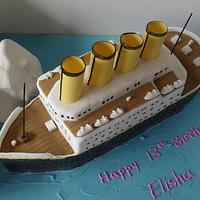 titanic Birthday cke 