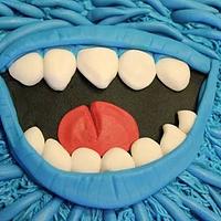 Sully Face Cake