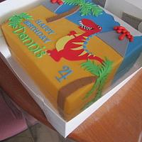 Dennis' Dinosaur cake