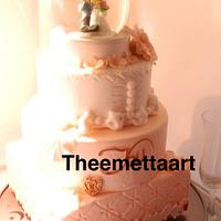 Wedding cake disney style
