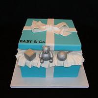 Tiffany & Co. Baby Shower Cake