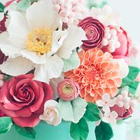Floral Mint Cake