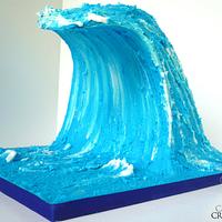 3D wave cake