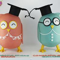 Graduate Owl Cakes