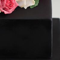 Black and roses