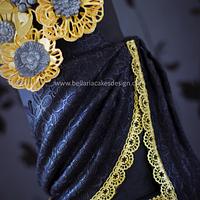 Oriental Elegance in Black & Gold