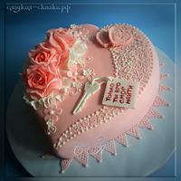 Cake "Keys to the Heart"