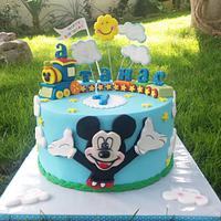 Mickey mouse cake