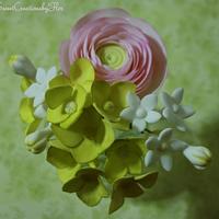 Sugar Flowers Ranunculus/Roses/Filler flowers