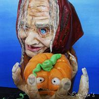 The Witch and the Frightened Pumpkin
