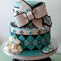 21st Birthday in Tiffany Blue with Bows