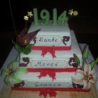 100. Years Celebration Cake