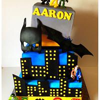 Batman cake for my sons 4th birthday!